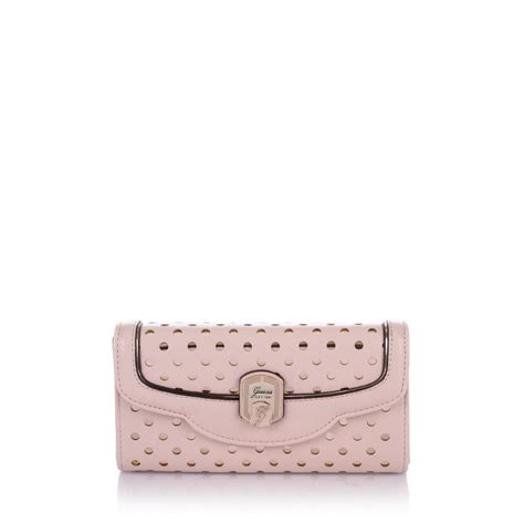 Guess Tulissa Id Wallet in Pink (powder pink) | Lyst