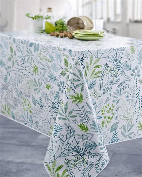 Nappe Toile Cirée Laurier Vert Tissus et Nappes Westeel