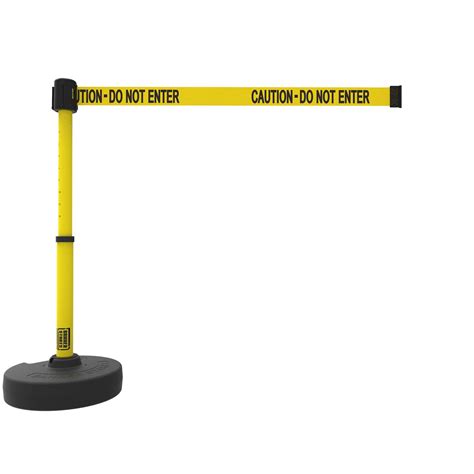 Plus Barrier Set Yellow Caution Do Not Enter