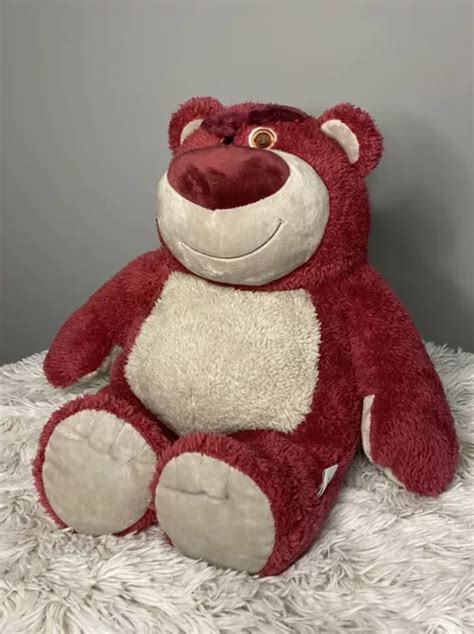 Toy Story 3 Lotso Huggin Teddy Bear Plush 15 Strawberry Scented