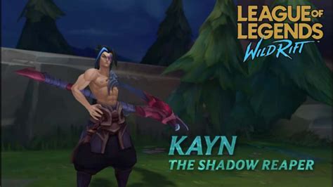 Penjelasan Skill Champions Kayn League Of Legends Wild Rift Bisa