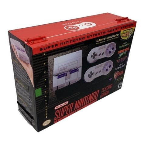 Caixa Vazia Super Nintendo Mini Classic De Madeira Mdf Shopee Brasil