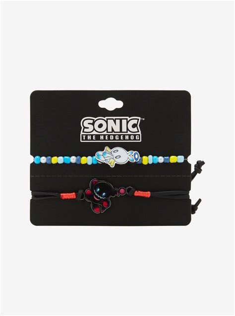 Sonic The Hedgehog Dark Hero Chao Best Friend Bracelet Set Hot Topic Cosas Bonitas