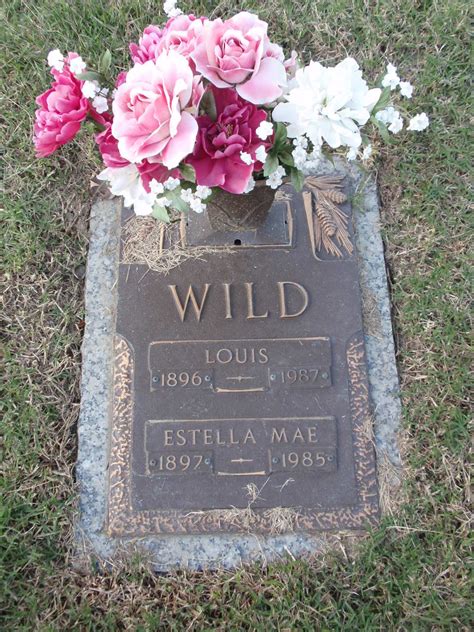 Estella Mae Alldredge Wild 1897 1985 Homenaje De Find A Grave