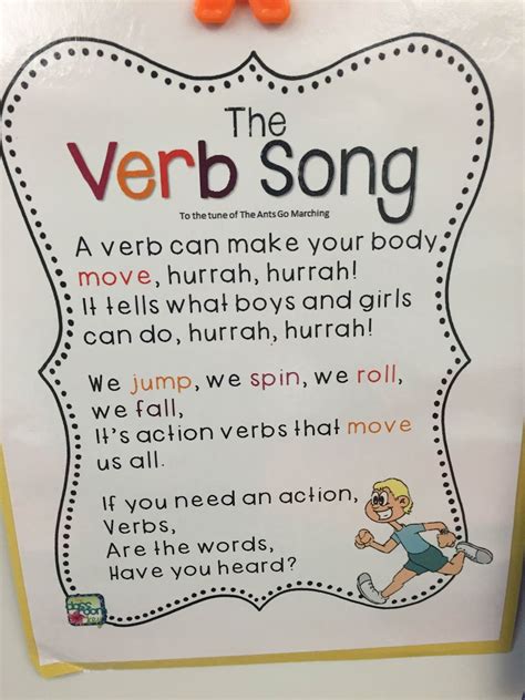 Mrs. Farrand's Classroom: Verb Songs! :)