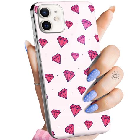 Etui Do Iphone Mini Wzory Cyrkonie Diamenty Kryszta Y Obudowa