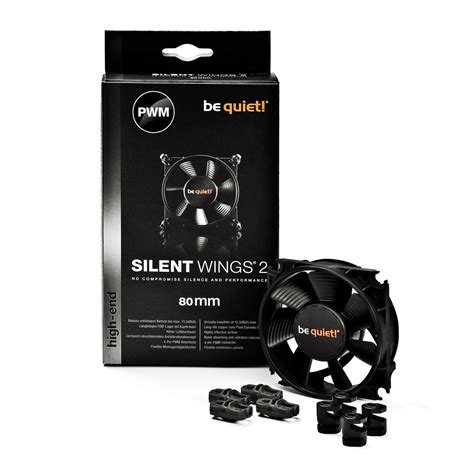 be quiet! Silent Wings 2 80mm PWM - Ventilateur boîtier Be Quiet ! sur ...