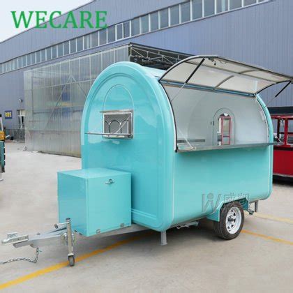 Wecare Mobile Outdoor Kitchen Foodtruck Coffee Bar Cart Ice Cream Truck