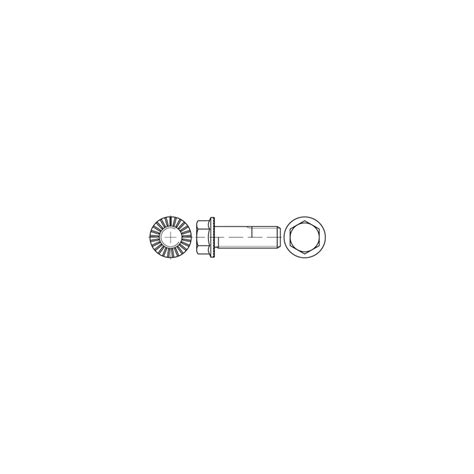 Sechskantschraube Fl Sperrr Kl 100 M12x1 5x35 FlZn