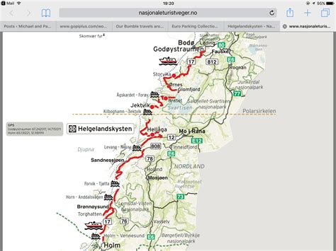 Tourist Route 13 Helgelandskysten Part 3 Norway 2017 Michael