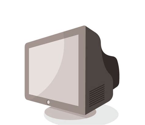 Ilustración de vector de monitor de pc antiguo ai eps UIDownload