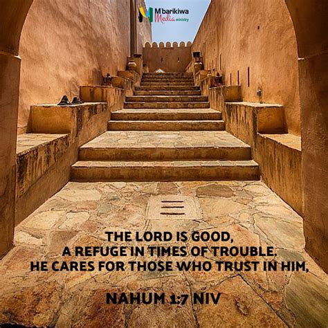 Verse of the Day: Nahum 1:7 NIV – Mbarikiwa Media