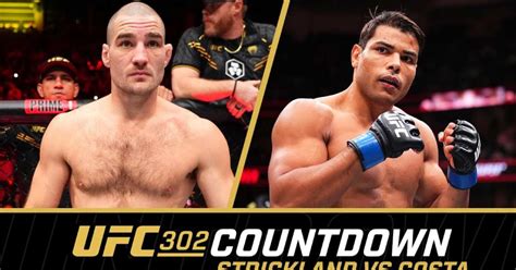 Ufc Countdown Sean Strickland Vs Paulo Costa Mmaweekly