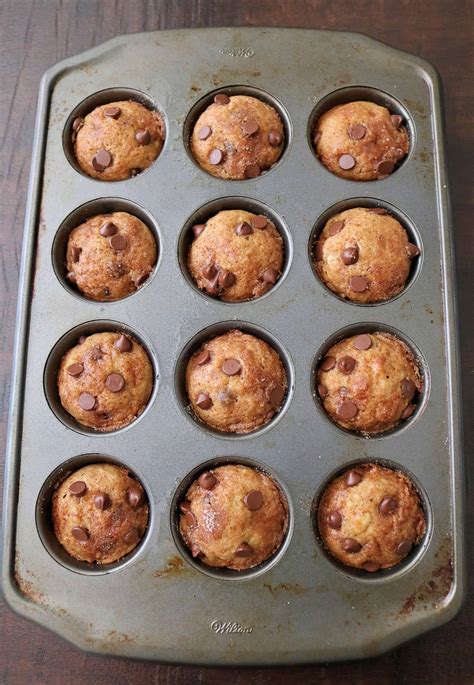 Chocolate Chip Banana Muffins With Self Rising Flour Kindly Unspoken