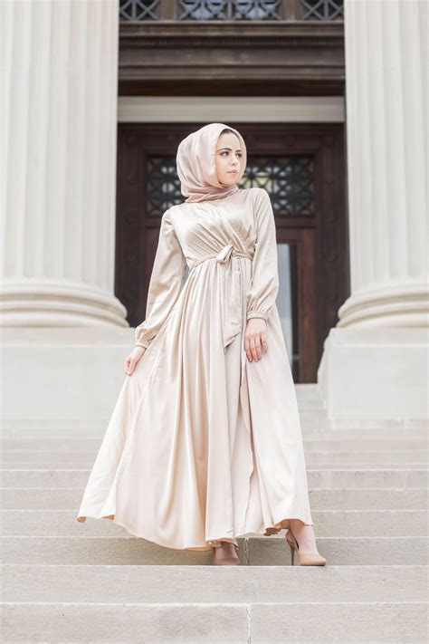 Satin Maxi Dress Gold Dress Satin Dresses Gowns Dresses Islamic