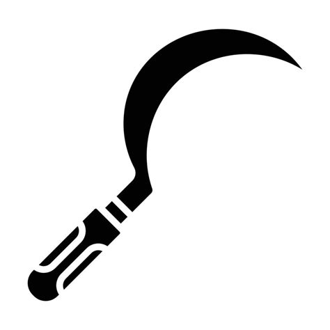 Sickle Icon Style Vector Art At Vecteezy