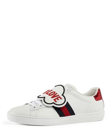 Gucci New Ace Blind For Love Lace Patch Sneaker