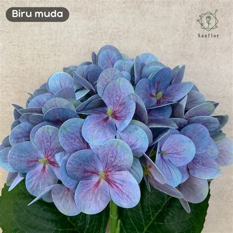 Jual Hydrangea Semi Latex K Bunga Hortensia Artificial Tanaman Hias