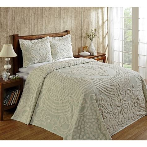 Shop Florence Soft Cotton Chenille Bedspread By Better Trends On Sale