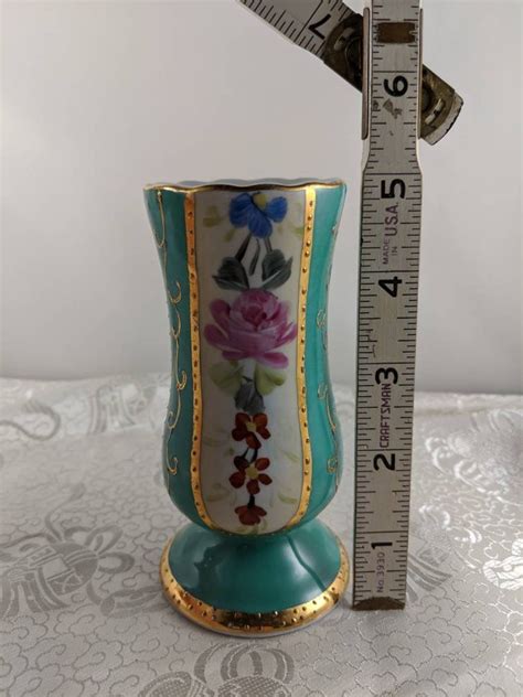 Antique Hand Painted Nippon Japan Hat Pin Holder Lovely Etsy