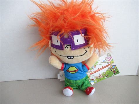 9 Nwt Official Rugrats Nickelodeon Chuckie Finster Plush Toy Stuffed 4607046097