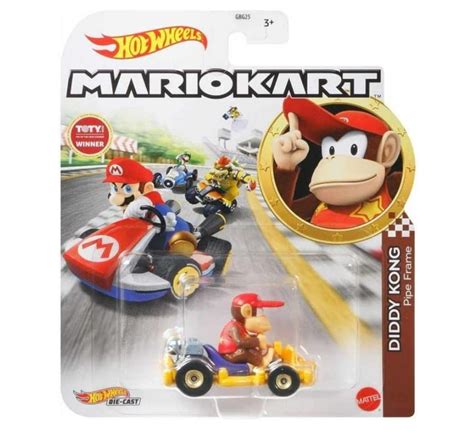 Mario Kart Hot Wheels Diddy Kong Open Box