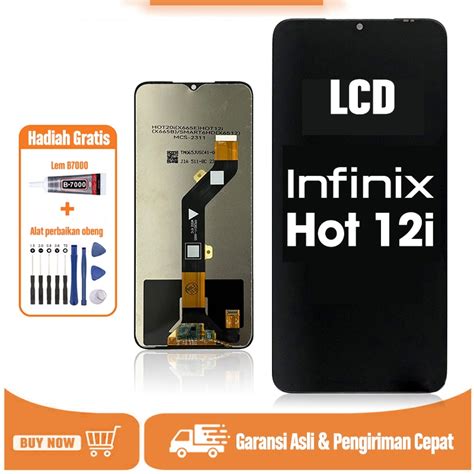 Jual Lcd Infinix Hot I Original Cod Touchscreen Fullset Crown Murah Compatible For Glass Touch