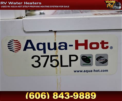 RV Appliances USED RV AQUA HOT LP PROPANE HEATING SYSTEM FOR SALE RV Water Heaters AHE