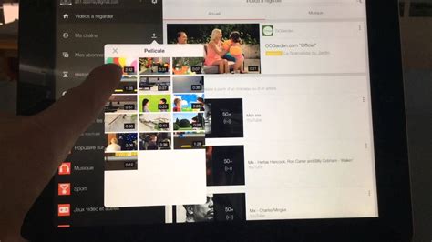 Tablettes Installer Lapplication Youtube Et Utiliser Lapplication