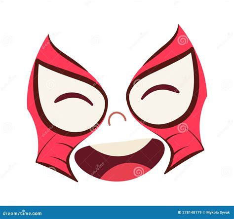 Face Superhero Painting Mask Stock Vector - Illustration of face ...