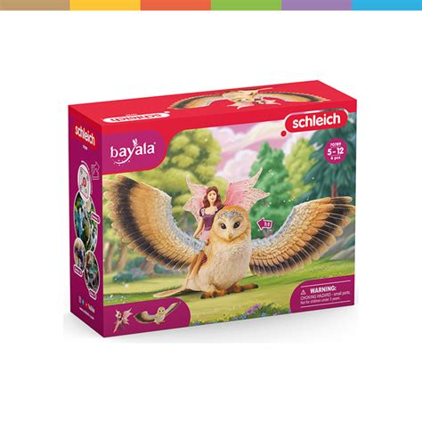 Schleich Bayala Elfe Auf Glitzereule Owl Schleich Fairy