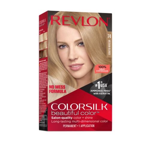 Revlon ColorSilk Beautiful Color Permanent Hair Color Shade 074 Medium