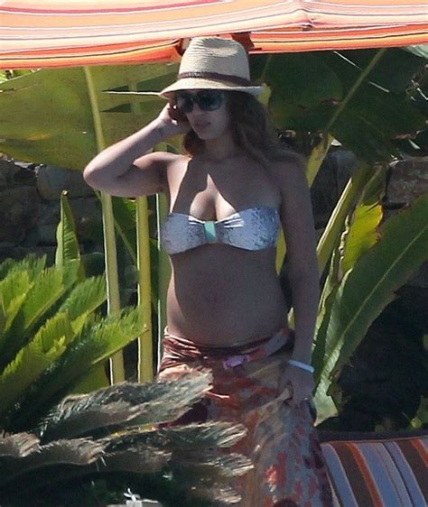 Naya Rivera Shows Off HUGE Naked Belly 10 Latina Celebs Rocking Their Baby Bumps In Bikini