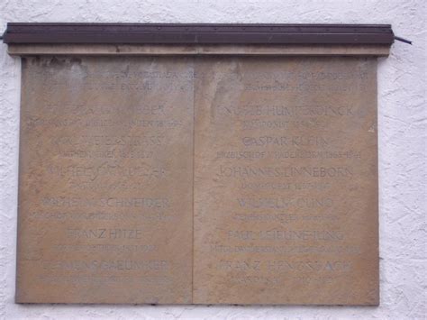 Monuments On Mathematicians Plaque Mentioning K Weierstraß