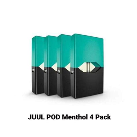 Buy Original Juul POD Menthol 5 Nicotine 4 Pack From USA