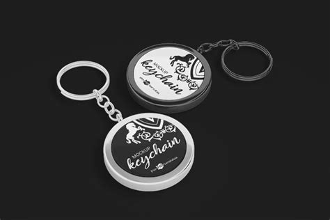 Free PSD Keychain Mockup Set – Free PSD Templates