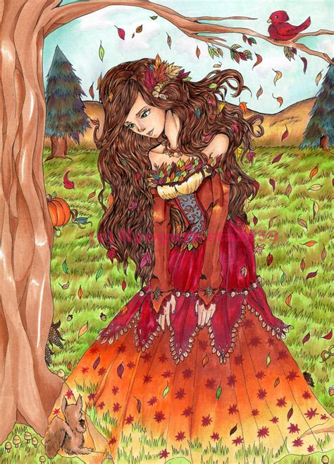 Goddess of Autumn by Kyogurt-Star459 on DeviantArt