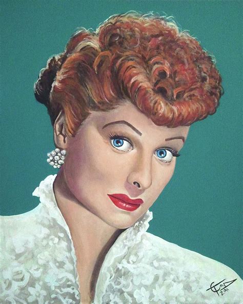 Lucille Ball Painting At PaintingValley Explore Collection Of