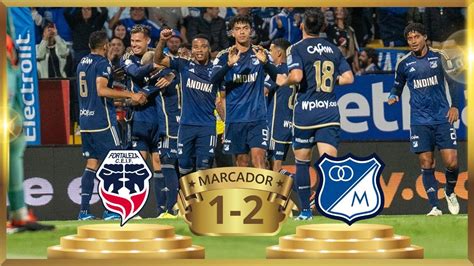 Fortaleza Ceif 1 2 Millonarios Fc LIGA DIMAYOR BETPLAY COLOMBIA