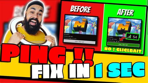 How To Fix Ping In Minecraft Pe TOP 3 SOLUTION Fix Ping In Mcpe