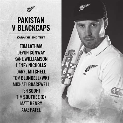 Blackcaps On Twitter Captain Tim Southee Wins The Toss And Opts To