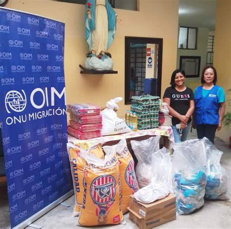 Oim Per On Twitter Entregamos Canastas De Alimentos Al Convento