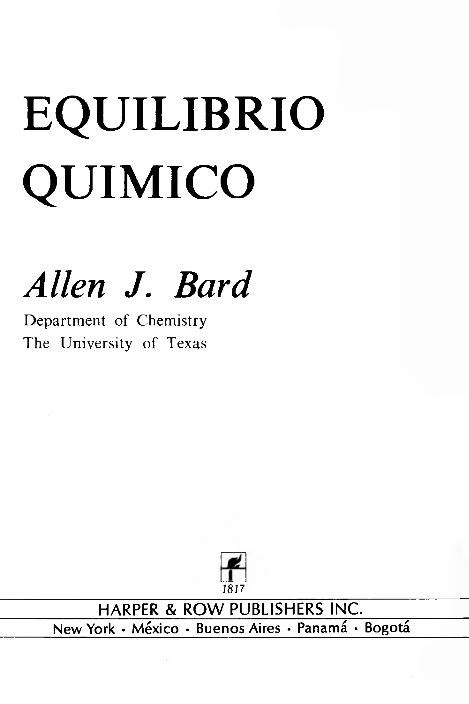 Pdf Equilibrio Quimico Allen Bard Dokumen Tips