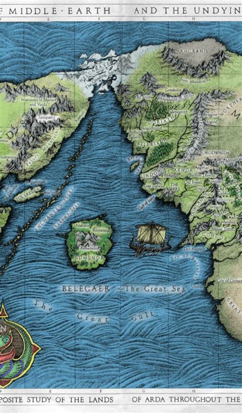 Map Of Undying Lands