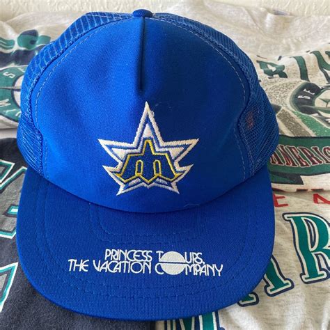 Vintage Seattle Mariners Trident Logo Snapback Trucker Hat - Etsy