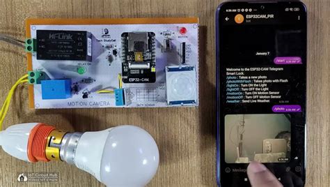 Esp Cam Pir Motion Sensor Camera Using Telegram App