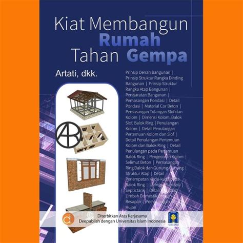 Jual Buku Kiat Membangun Rumah Tahan Gempa Hanindya Kusuma Artati