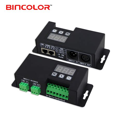 Bc Dmx Dimmer Rj Digital Display Rgb Strip Manual Dmx Decoder