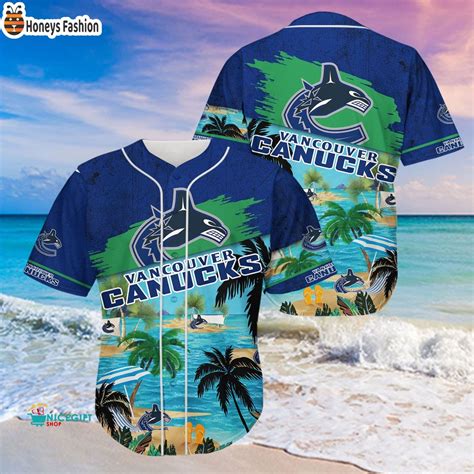 Vancouver Canucks 2023 Baseball Jersey - Honeysfashion