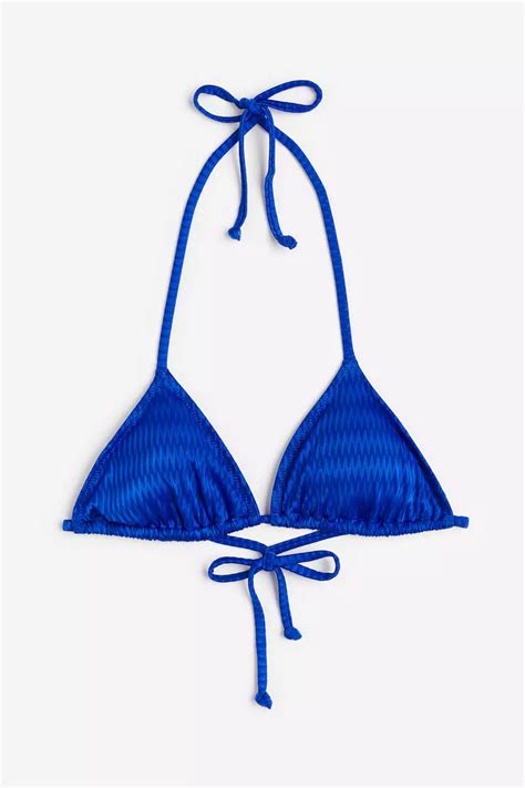 Buy H M Padded Triangle Bikini Top Online Zalora